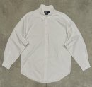 画像: 90'S RALPH LAUREN "BLAKE" ロゴ同色 オックスフォード BDシャツ オールホワイト (VINTAGE)「L/S Shirt」入荷しました。