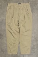 画像: 90'S RALPH LAUREN "ボックスロゴ" ツープリーツ チノパンツ ベージュ USA製 (VINTAGE)「Bottoms」入荷しました。