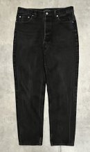 画像: 90'S J.CREW 旧タグ ボタンフライ ブラックデニム USA製 (VINTAGE)「Bottoms」入荷しました。