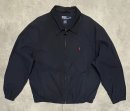 画像: 90'S RALPH LAUREN チンスト付き ポプリン ドリズラージャケット ネイビー (VINTAGE)「Jacket」入荷しました。