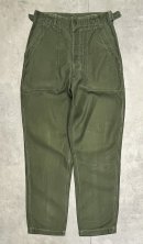 画像: 60'S アメリカ軍 US ARMY "OG107" 初期モデル コットンサテン 平ボタン ベイカーパンツ ミリタリーグリーン (VINTAGE)「Bottoms」入荷しました。