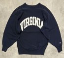 画像: 90'S CHAMPION "VIRGINIA" 刺繍タグ リバースウィーブ ネイビー USA製 (VINTAGE)「Sweat Shirt」入荷しました。