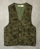 画像: 60'S LL Bean 筆記体タグ 中綿入り ハンティングベスト カモ (VINTAGE)「No Sleeve」入荷しました。