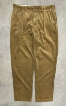 画像: 90'S RALPH LAUREN "ANDREW PANT" ツープリーツ 太畝 コーデュロイパンツ タン (VINTAGE)「Bottoms」入荷しました。