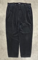 画像: 90'S RALPH LAUREN "ANDREW PANT" ツープリーツ 太畝 コーデュロイパンツ ネイビー (VINTAGE)「Bottoms」入荷しました。