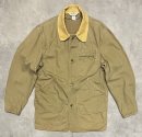 画像: 80'S LL Bean 三角タグ 襟コーデュロイ ヘリンボーンツイル カバーオール カーキ USA製 (VINTAGE)「Jacket」入荷しました。