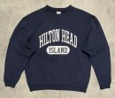 画像: 90'S SOFFE "HILTON HEAD ISLAND" 前Vガゼット付き スウェットシャツ ネイビー (VINTAGE)「Sweat Shirt」入荷しました。