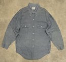 画像: 70'S BIG MAC コットン100% シャンブレーシャツ ブルー USA製 (VINTAGE)「L/S Shirt」入荷しました。