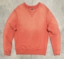 画像: 00'S J.CREW 前Vガゼット付き クルーネック スウェットシャツ フェードオレンジ (VINTAGE)「Sweat Shirt」入荷しました。