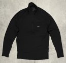 画像: PATAGONIA ハーフジップ ベースレイヤーシャツ ブラック (VINTAGE)「T-Shirt」入荷しました。