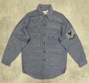 画像: 70'S FIVE BROTHER コットン100% シャンブレーシャツ ブルー USA製 (VINTAGE)「L/S Shirt」入荷しました。