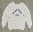 画像: 60'S UNKNOWN 染み込みプリント 脇の下ガゼット付き ラグランスリーブ スウェットシャツ ホワイト (VINTAGE)「Sweat Shirt」入荷しました。