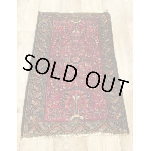 画像: OLD HAND WOVEN SHAGGY RUG [ANTIQUE]