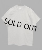 画像: GILDAN ポケット付き 半袖 Tシャツ GREY (NEW)