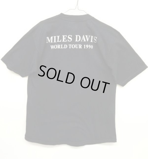 画像2: 90'S MILES DAVIS ワールドツアー Tシャツ BLACK (VINTAGE)