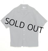 画像: 90'S RALPH LAUREN シルク/コットン オープンカラー 半袖シャツ BLACK (VINTAGE)