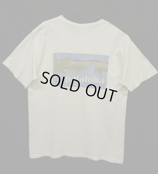 画像1: PATALOHA 白タグ バックプリント ロゴ 半袖Tシャツ USA製 (USED)