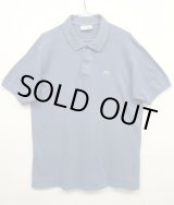 画像: 80'S CHEMISE LACOSTE L1212 ポロシャツ ブルー フランス製  (VINTAGE)
