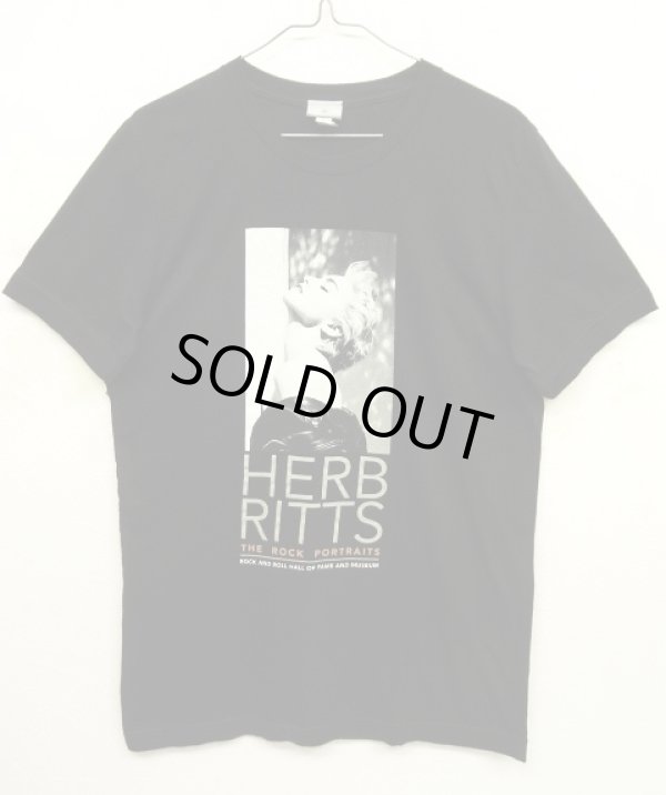 画像1: HERB RITTS "MADONNA (TRUE BLUE) HOLLYWOOD 1986" Tシャツ (USED)