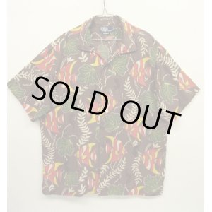 画像: 90'S RALPH LAUREN レーヨン オープンカラー アロハシャツ (VINTAGE)