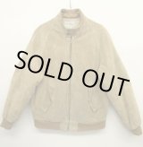 画像: 80'S LL Bean THINSULATE中綿入り レザー ドリズラージャケット タン USA製 (VINTAGE)