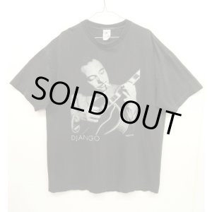 画像: 90'S DJANGO REINHARDT "GEAR INC" Tシャツ BLACK (VINTAGE)
