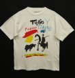 画像1: 90'S PABLO PICASSO "TOROS Y TOREROS" 染み込みプリント Tシャツ スペイン製 (VINTAGE)