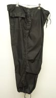 画像2: 90'S アメリカ軍 US ARMY ポケット付き スノーカモ パンツ 後染め BLACK (DEADSTOCK)