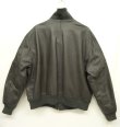 画像2: 80'S ドイツ軍 レザー フライトジャケット DK GREY (VINTAGE)