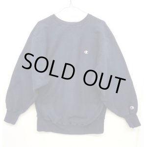 画像: 90'S CHAMPION 刺繍タグ リバースウィーブ 無地 ネイビー USA製 (VINTAGE)