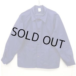 画像: フレンチワーク カバーオール ワークジャケット NAVY (DEADSTOCK)