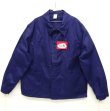 画像1: LABOUREUR フラッシャー付き カバーオール ワークジャケット NAVY (DEADSTOCK)