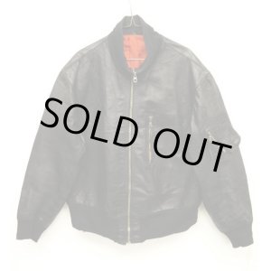 画像: 80'S ドイツ軍 レザー フライトジャケット BLACK (VINTAGE)