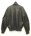 画像2: 80'S ドイツ軍 レザー フライトジャケット DK GREY (VINTAGE)