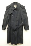 画像1: 70'S AQUASCUTUM "AQUA5 (コットン100%)" トレンチコート NAVY イングランド製 (VINTAGE)