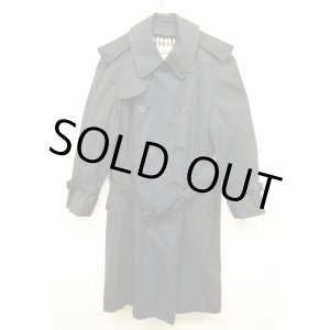画像: 70'S AQUASCUTUM "AQUA5 (コットン100%)" トレンチコート NAVY イングランド製 (VINTAGE)