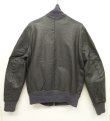 画像3: 80'S ドイツ軍 レザー フライトジャケット DK GREY (VINTAGE)