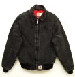 画像1: 80'S CARHARTT 裏地キルティング ダック ジャケット BLACK USA製 (VINTAGE)