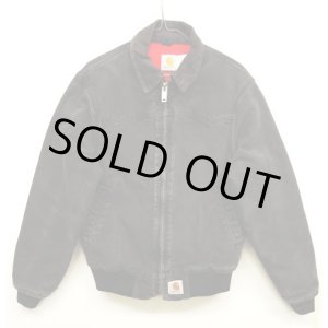 画像: 80'S CARHARTT 裏地キルティング ダック ジャケット BLACK USA製 (VINTAGE)
