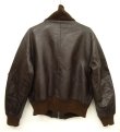 画像2: 80'S ドイツ軍 レザー フライトジャケット DK BROWN (VINTAGE)