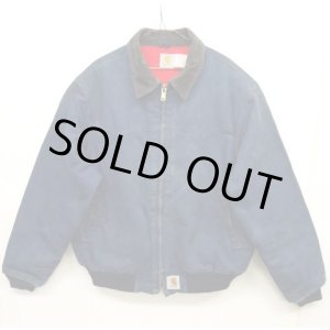 画像: 80'S CARHARTT 裏地キルティング ダック ジャケット NAVY USA製 (VINTAGE)