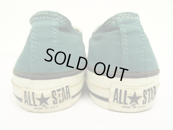 画像2: 90'S CONVERSE "ALL STAR LO" キャンバススニーカー GREEN USA製 (DEADSTOCK)