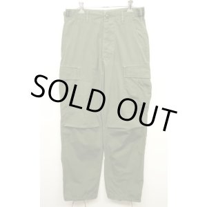 画像: 60'S アメリカ軍 US ARMY "JUNGLE FATIGUE 3rd" ノンリップ カーゴパンツ S-R (VINTAGE)