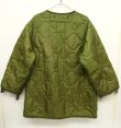 画像2: 80'S アメリカ軍 US ARMY ナイトカモパーカー用 キルティング ライナージャケット MEDIUM (VINTAGE) 