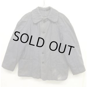 画像: ユーロワーク 中綿入り ワークジャケット カバーオール ブルーグレー (VINTAGE)