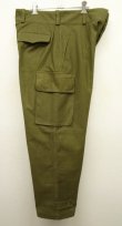 画像2: 50'S フランス軍 M47 フィールドパンツ 前期型 KHAKI サイズ25 (DEADSTOCK)