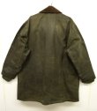 画像3: 90'S BARBOUR 3クレスト 旧タグ "BORDER" オイルドジャケット OLIVE イングランド製 (VINTAGE)