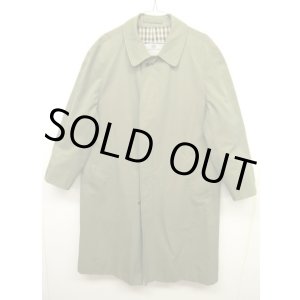 画像: 70'S AQUASCUTUM "AQUA5 (コットン100%)" バルマカーンコート カーキ 玉虫色 イングランド製 (VINTAGE)
