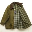 画像2: 90'S BARBOUR 3クレスト 旧タグ "BEAUFORT" オイルドジャケット OLIVE イングランド製 (VINTAGE)