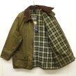 画像2: 90'S BARBOUR 3クレスト 旧タグ "BEAUFORT" オイルドジャケット OLIVE イングランド製 (VINTAGE)